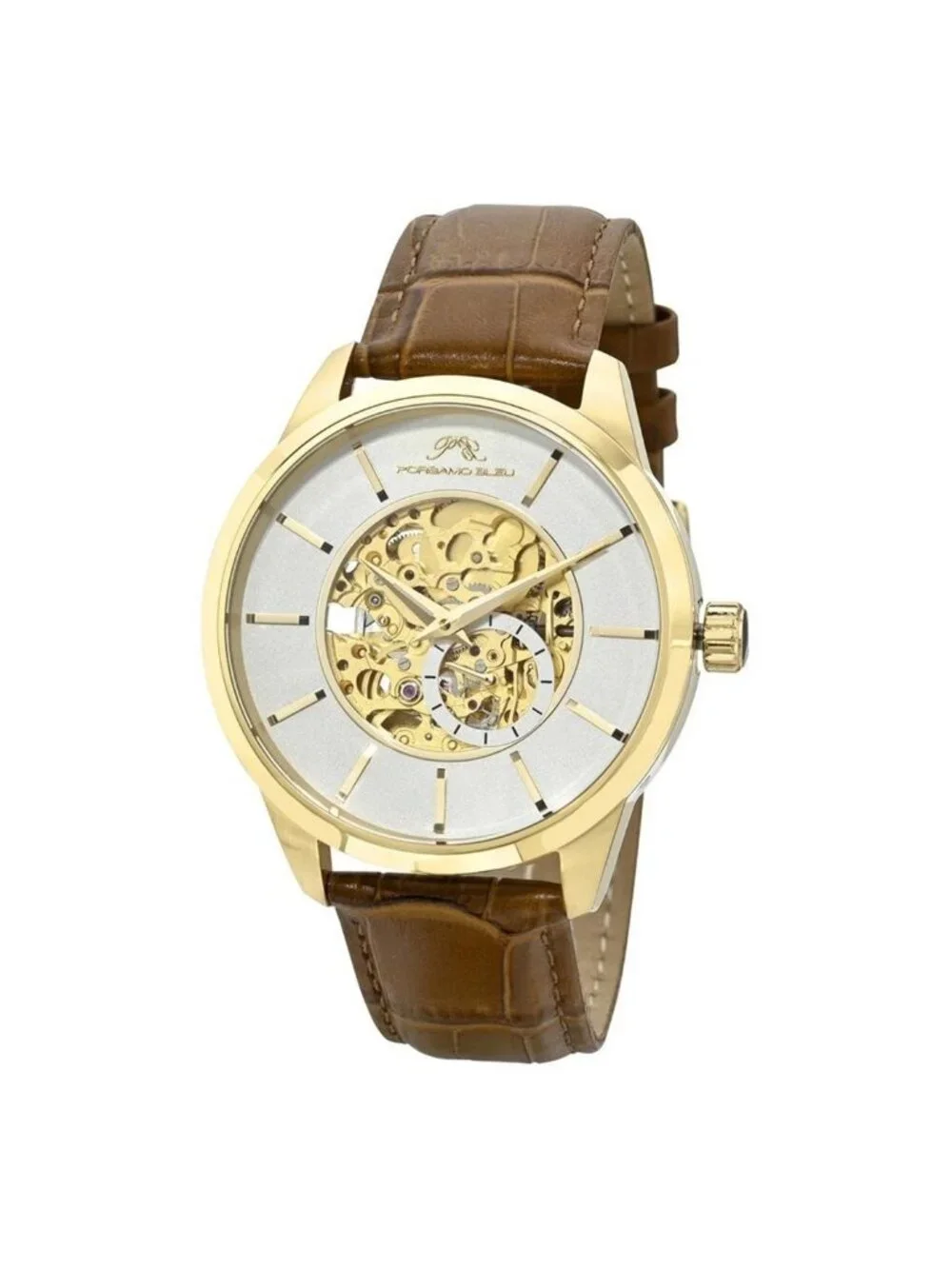 NWT Porsamo Bleu Cassius Automatic White Dial Men's Watch